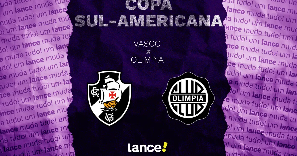 Vasco e Olimpia se enfrentam em busca da classificação na Sul-Americana